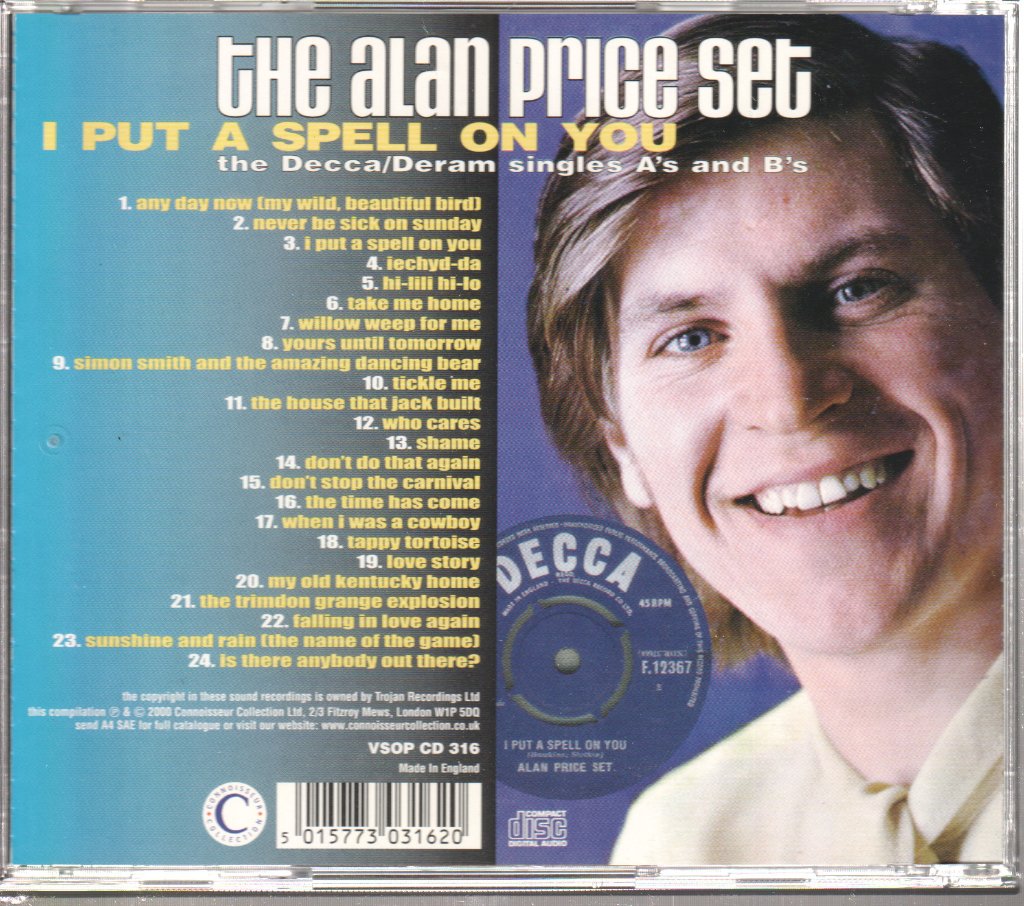 Alan Price Set - I Put A Spell On You : The Decca/Deram Singles A's And B's - Cd