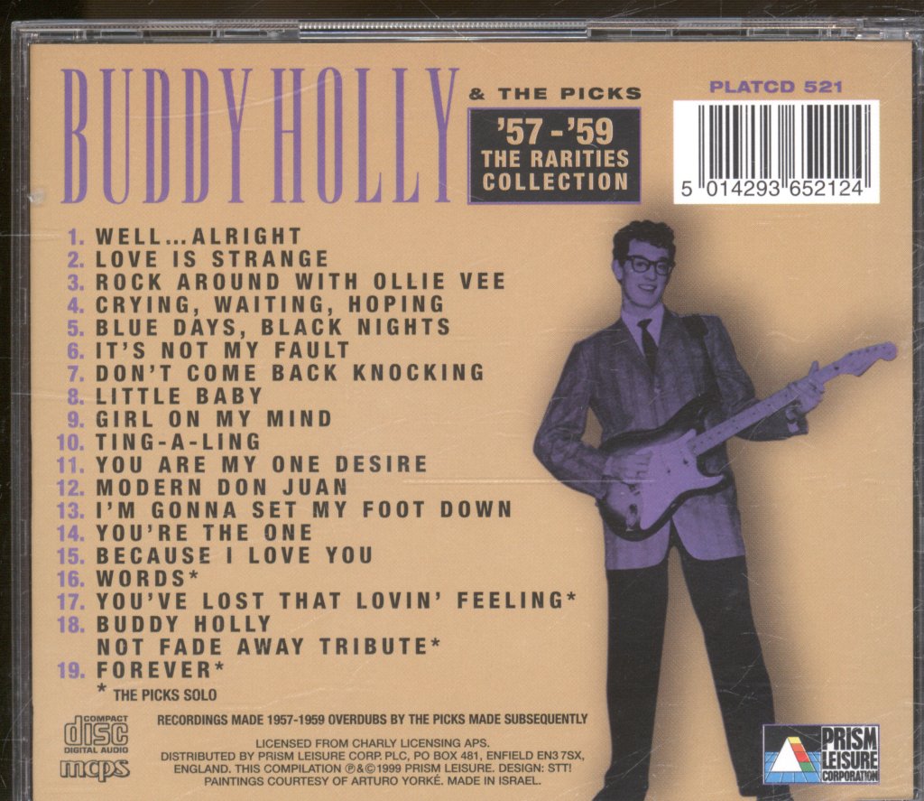 Buddy Holly And The Picks - '57 - '59 The Rarities Collection - Cd
