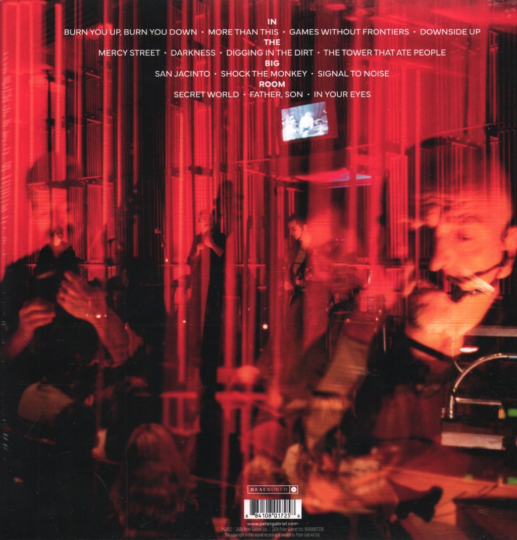 Peter Gabriel - In The Big Room - Double Lp