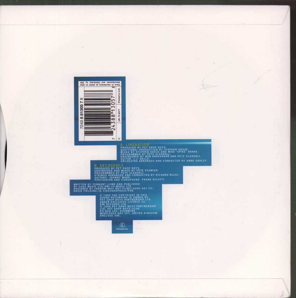 Pet Shop Boys - Liberation - 7 Inch