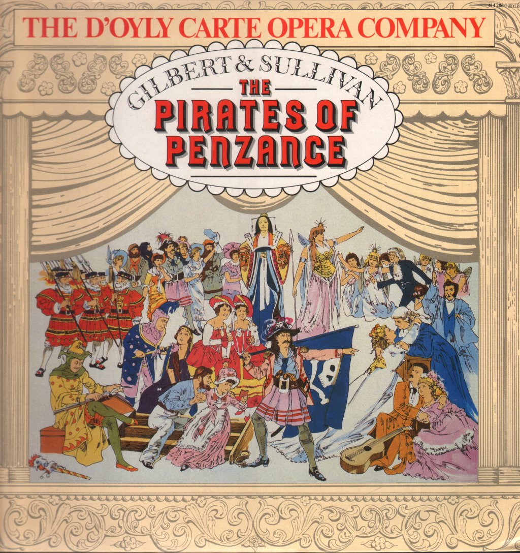 D'Oyly Carte Opera Company - Gilbert & Sullivan - Pirates Of Penzance - Double Lp
