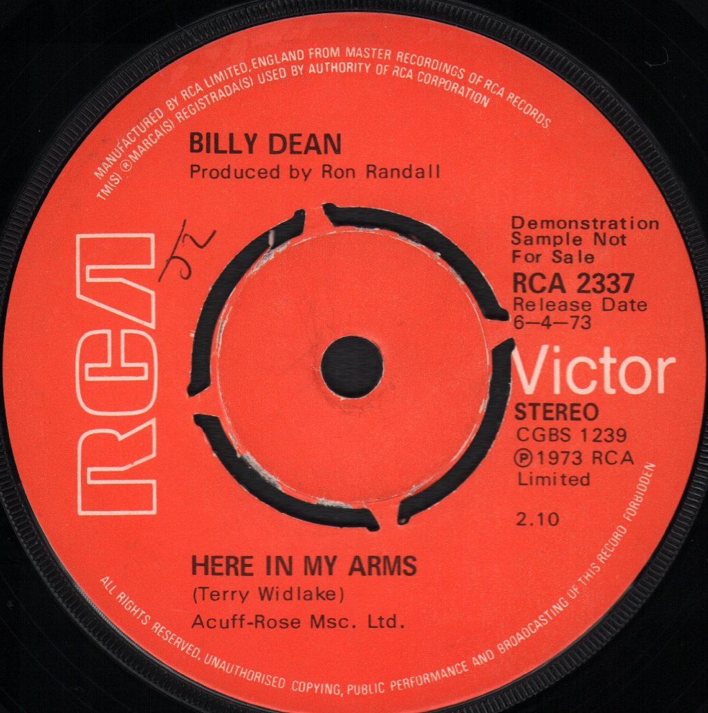 Billy Dean (70'S Pop) - Say No More - 7 Inch