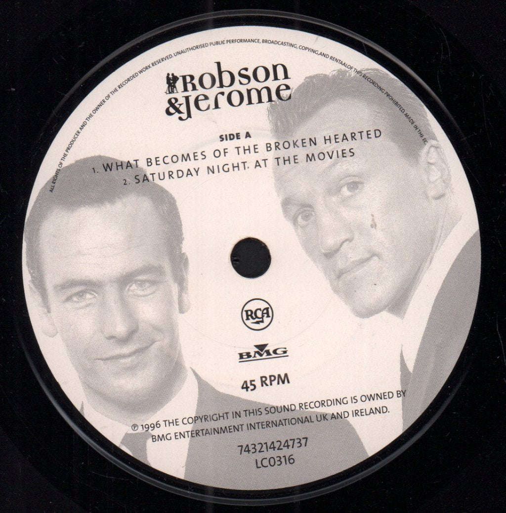 Robson And Jerome - What Becomes Of The Broken Hearted - 7 Inch
