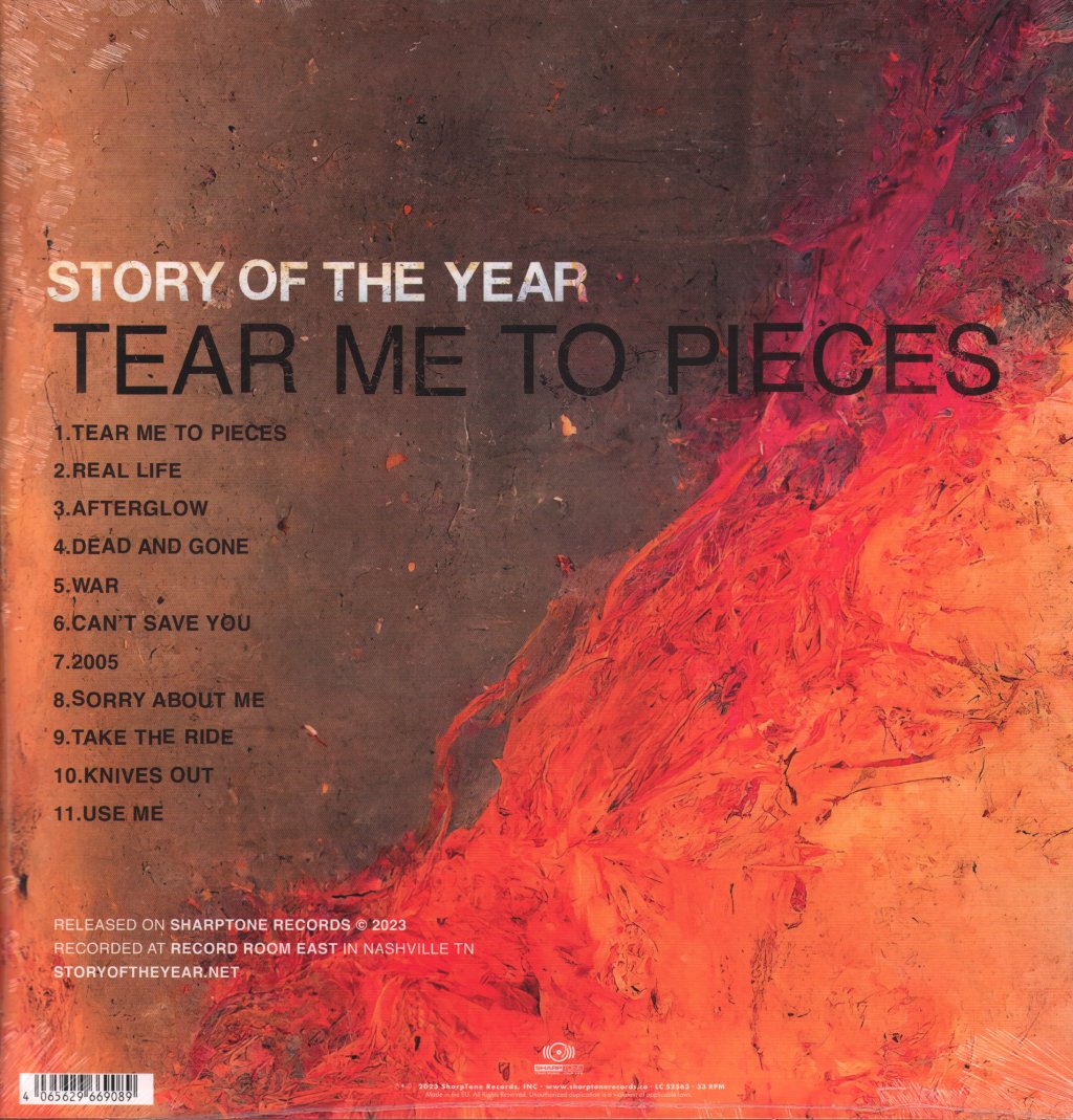 Story Of The Year - Tear Me To Pieces - Lp