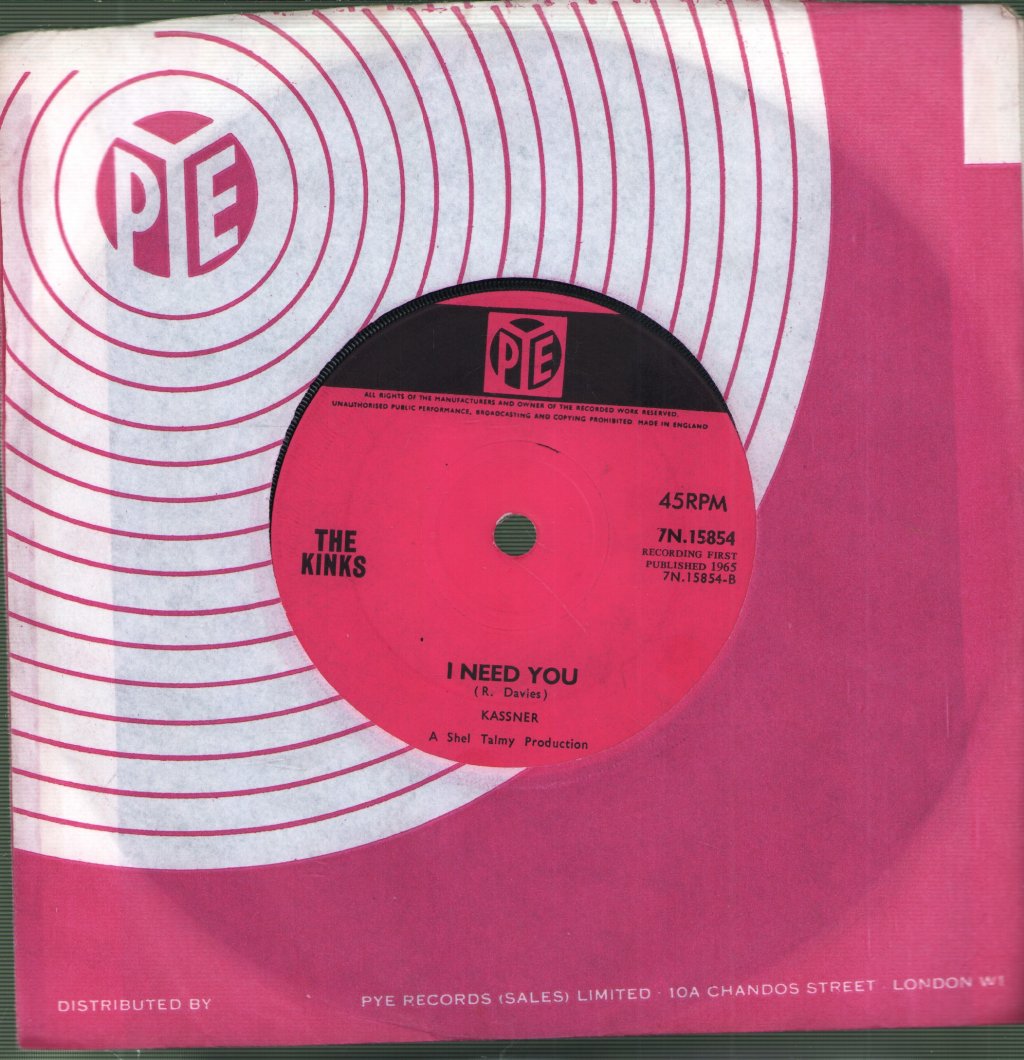 Kinks - Set Me Free - 7 Inch