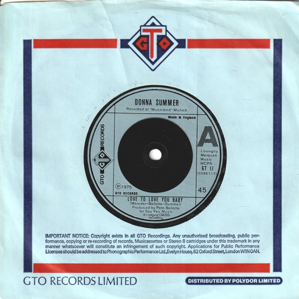 Donna Summer - Love To Love You Baby - 7 Inch