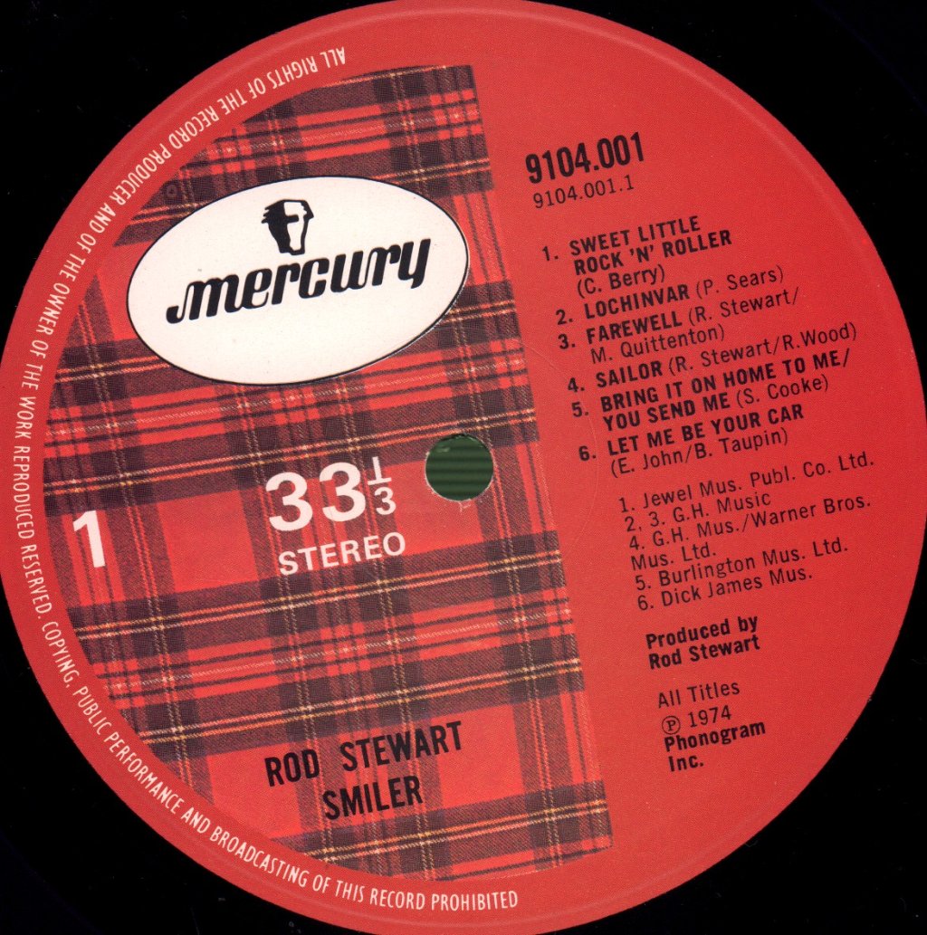 Rod Stewart - Smiler - Lp