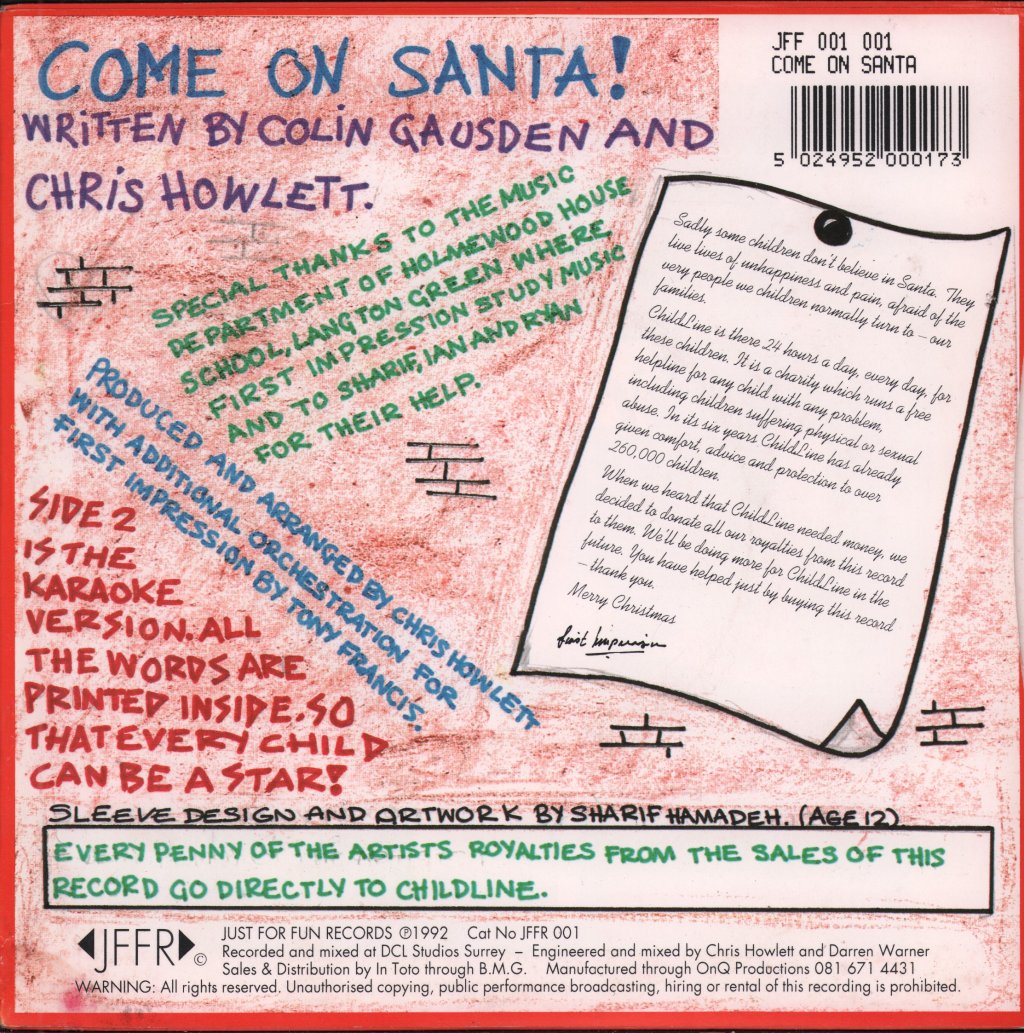 First Impression - Come On Santa - 7 Inch
