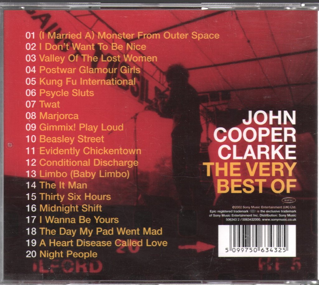 John Cooper Clarke - Word Of Mouth: The Very Best Of - Cd