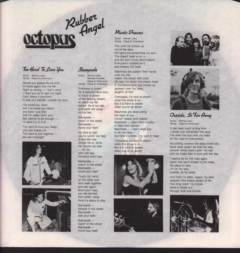 Octopus (European Rock Group) - Rubber Angel - Lp