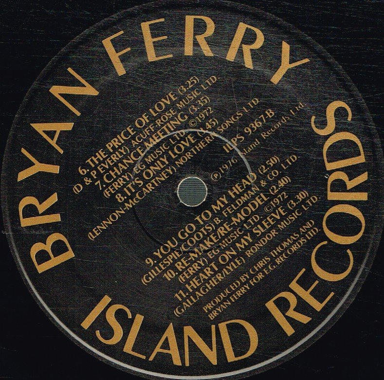 Bryan Ferry - Let's Stick Together - Lp