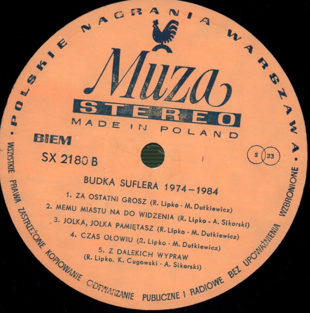 Budka Suflera - 1974 - 1984 - Lp