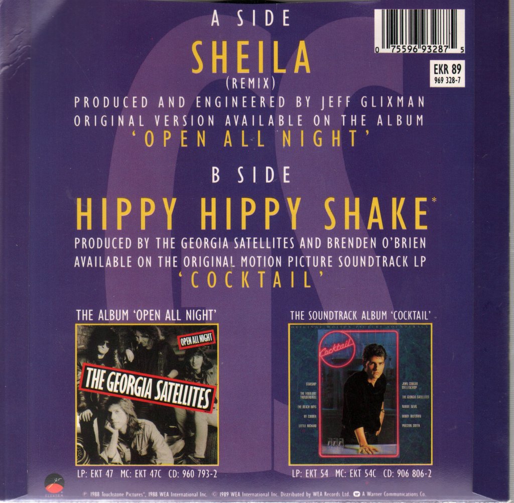 Georgia Satellites - Sheila - 7 Inch