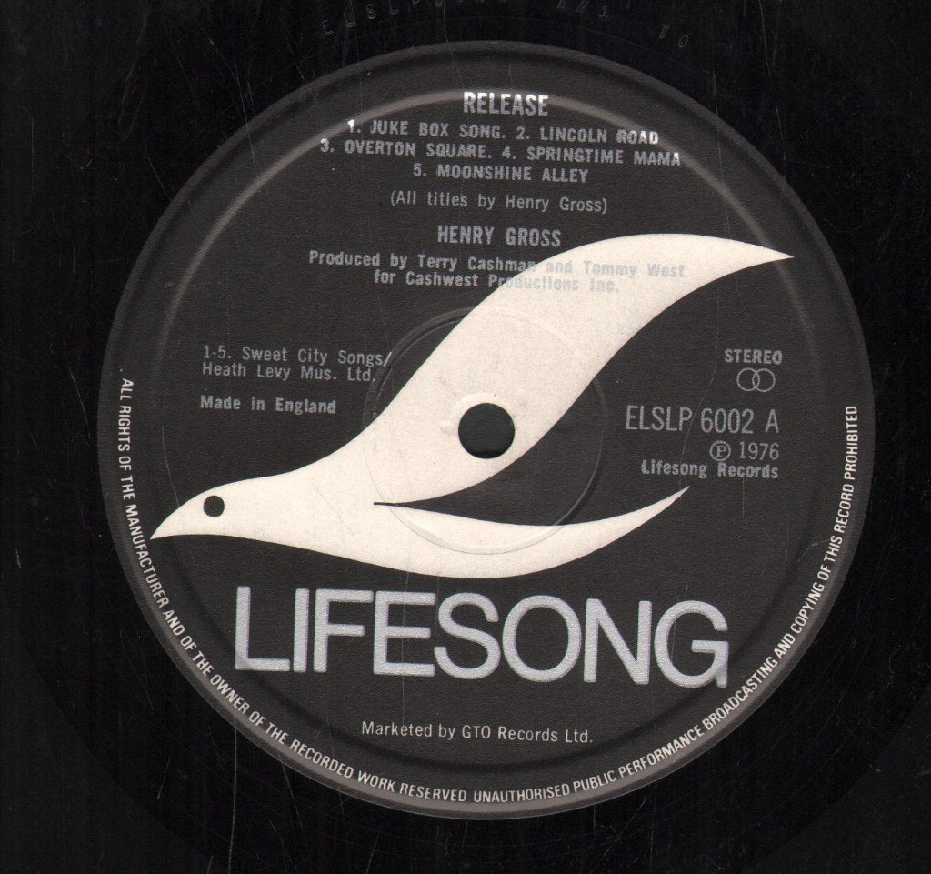 Henry Gross - Release - Lp