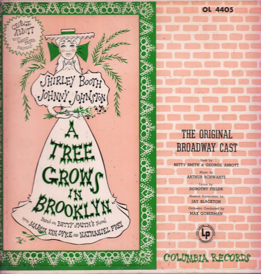 Shirley Booth / Johnny Johnston - A Tree Grows In Brooklyn  original broadway cast - Lp