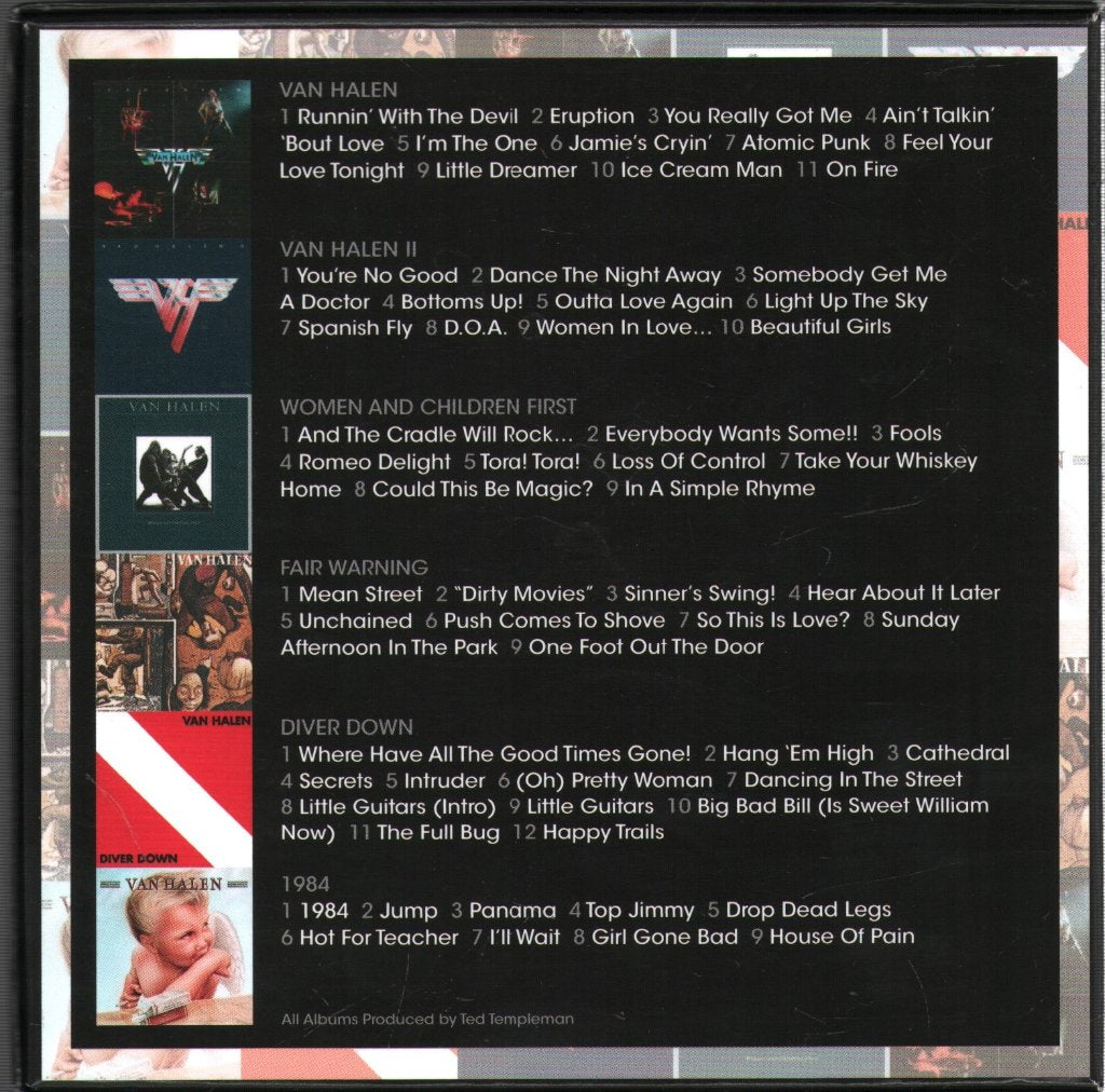 Van Halen - Studio Albums 1978 - 1984 - Cd Set