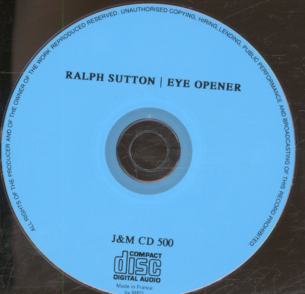 Ralph Sutton - Eye Opener - Cd