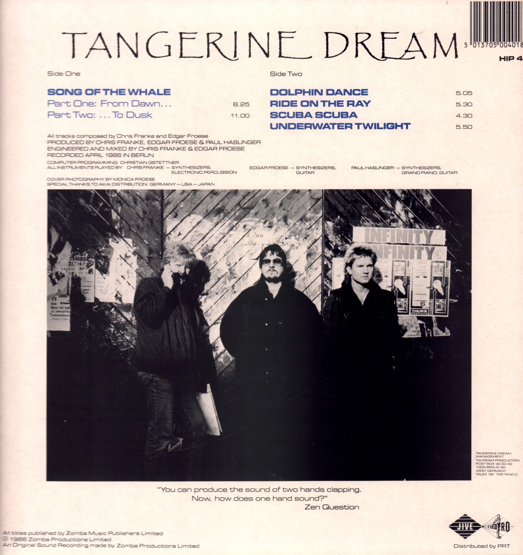 Tangerine Dream - Underwater Sunlight - Lp