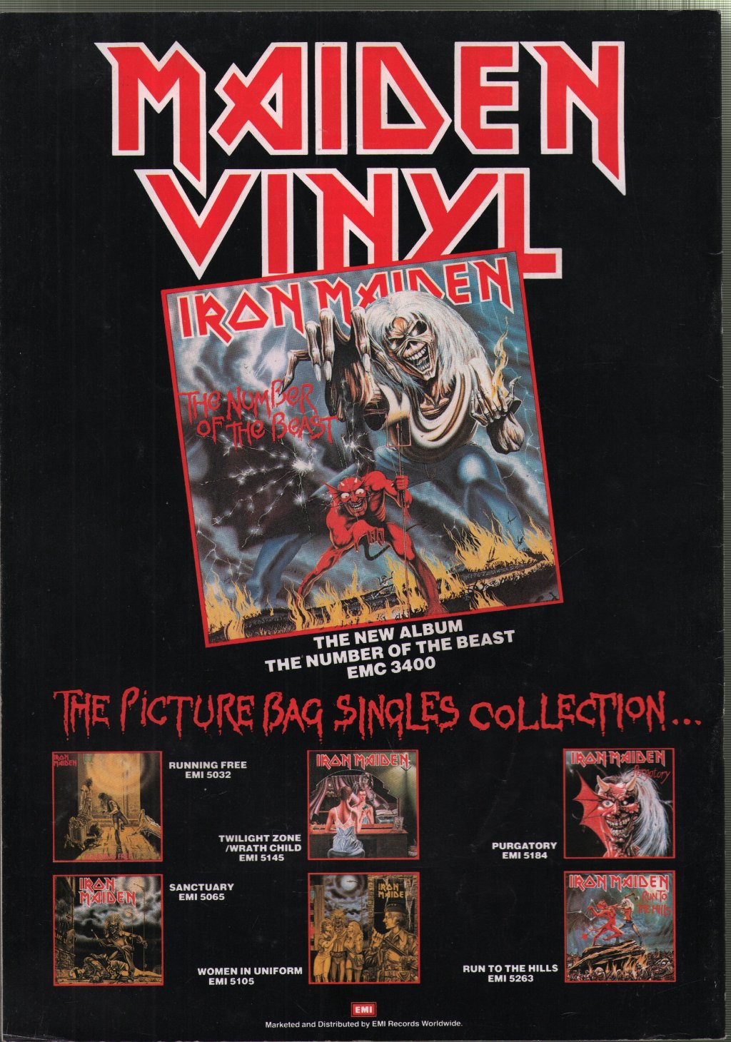 Iron Maiden - Beast On The Road - Tour Programme