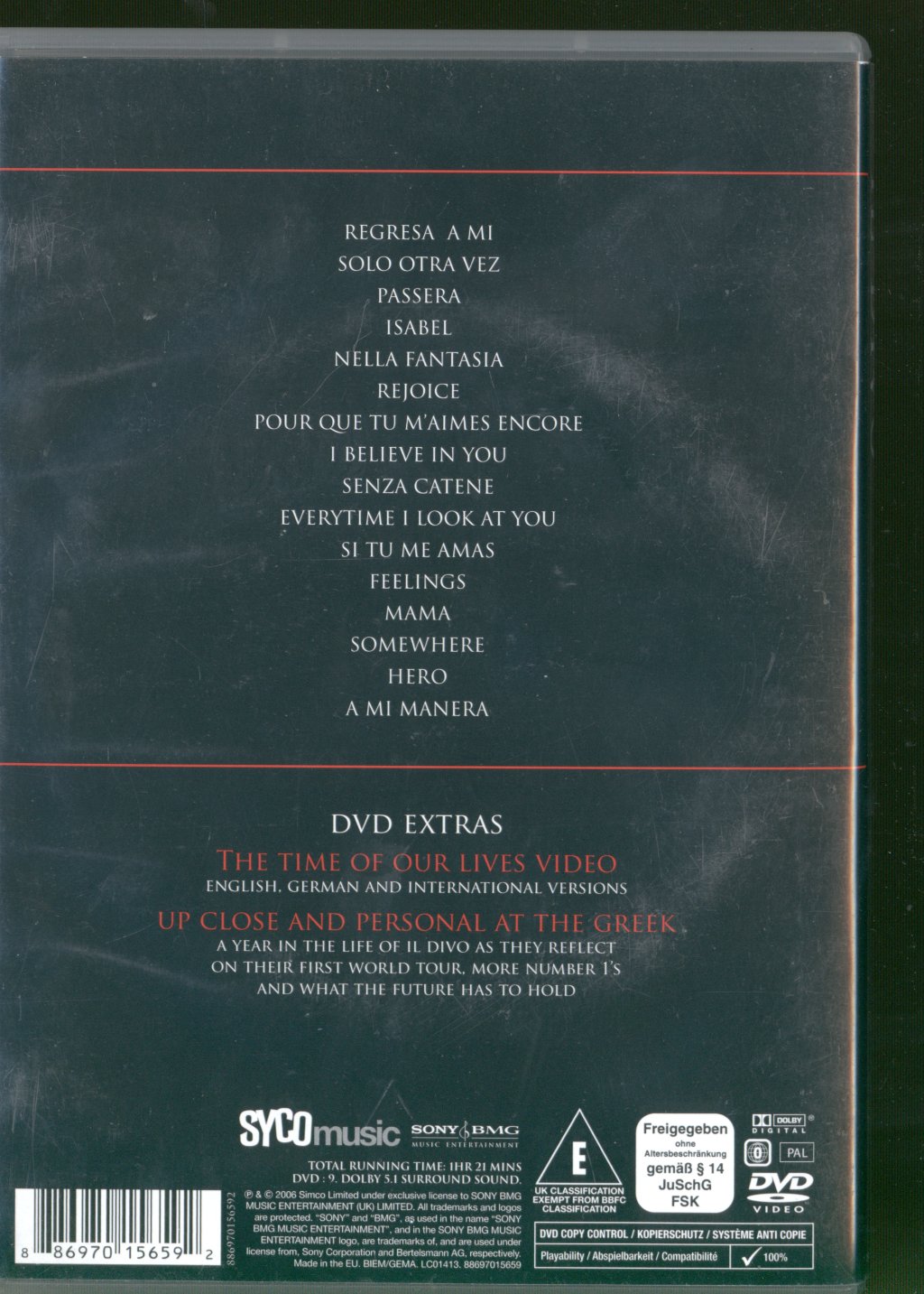 Il Divo - Live At The Greek Theatre - Dvd