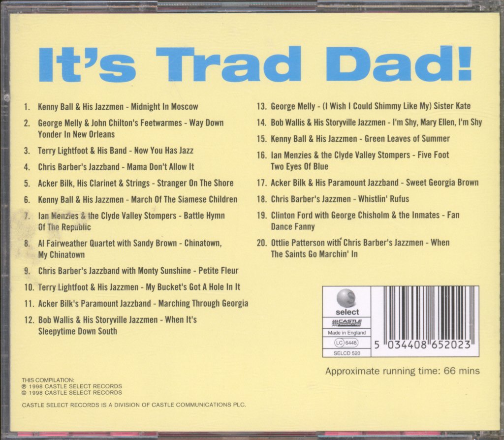 Various Artists - It's Trad, Dad! - Cd