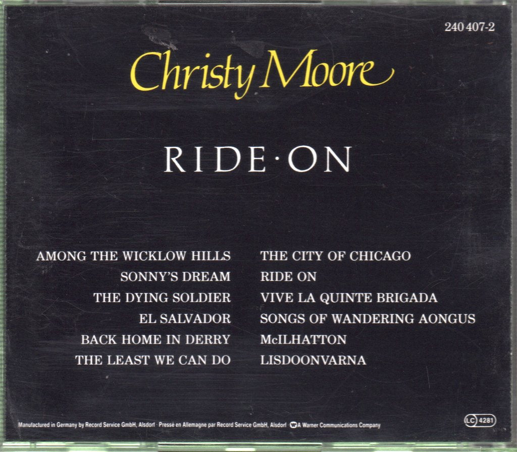 Christy Moore - Ride On - Cd