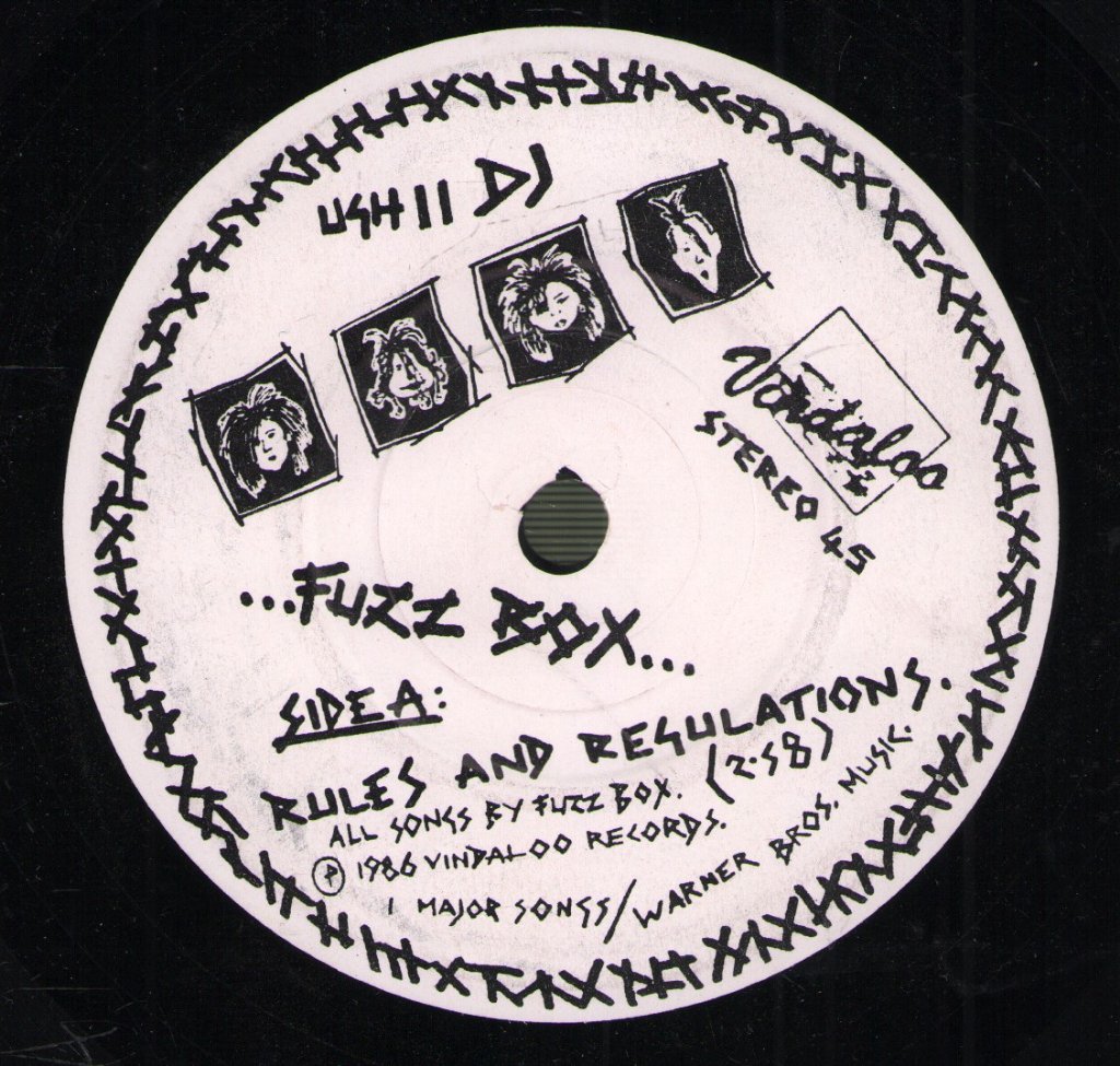 Fuzzbox - Rules And Regulations - 7 Inch