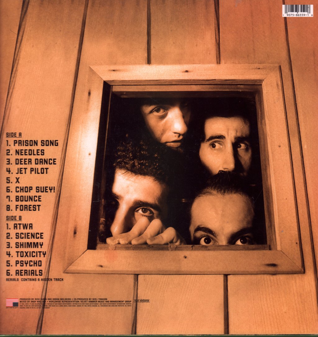 System Of A Down - Toxicity - Lp