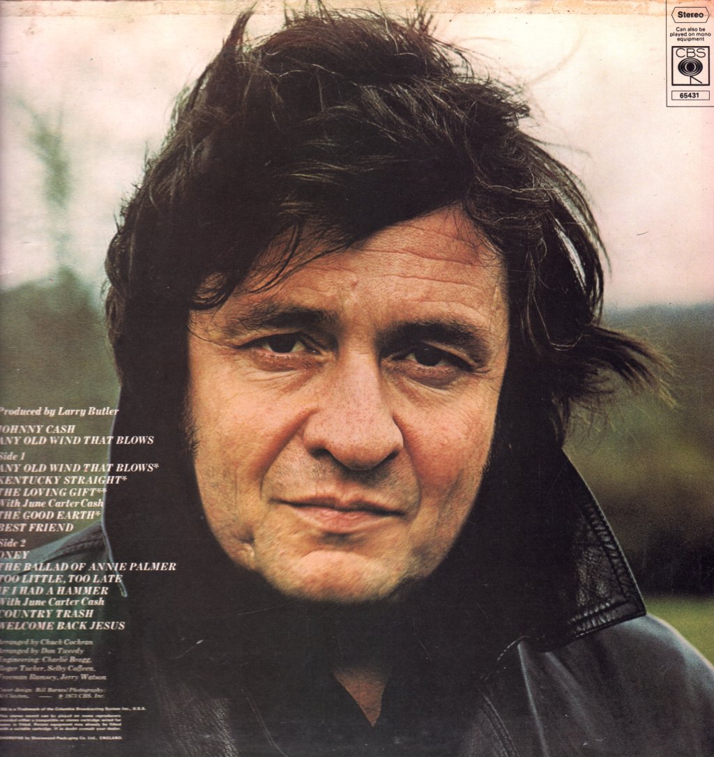 Johnny Cash - Any Old Wind That Blows - Lp