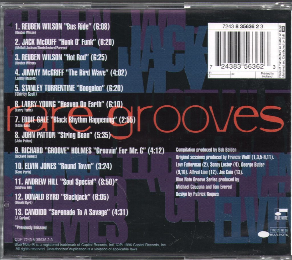 Various Artists - Blue Note Rare Grooves - Cd