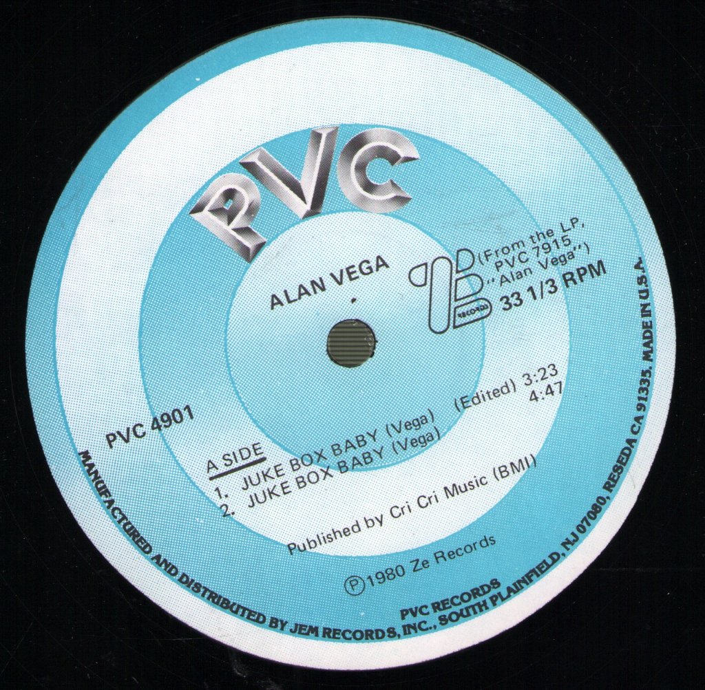 Alan Vega/Richard Strange - Juke Box Baby / International Language - 12 Inch