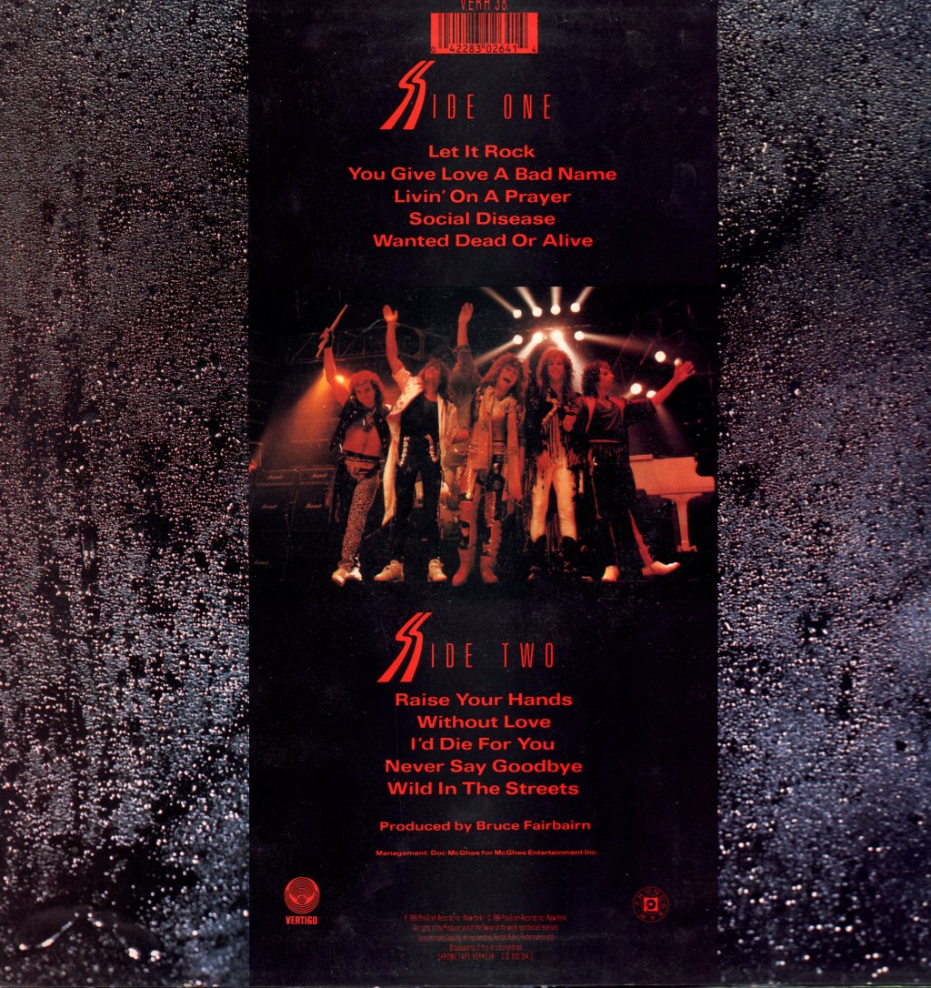 Bon Jovi - Slippery When Wet - Lp