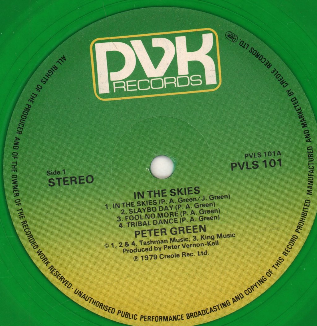Peter Green - In The Skies - Lp