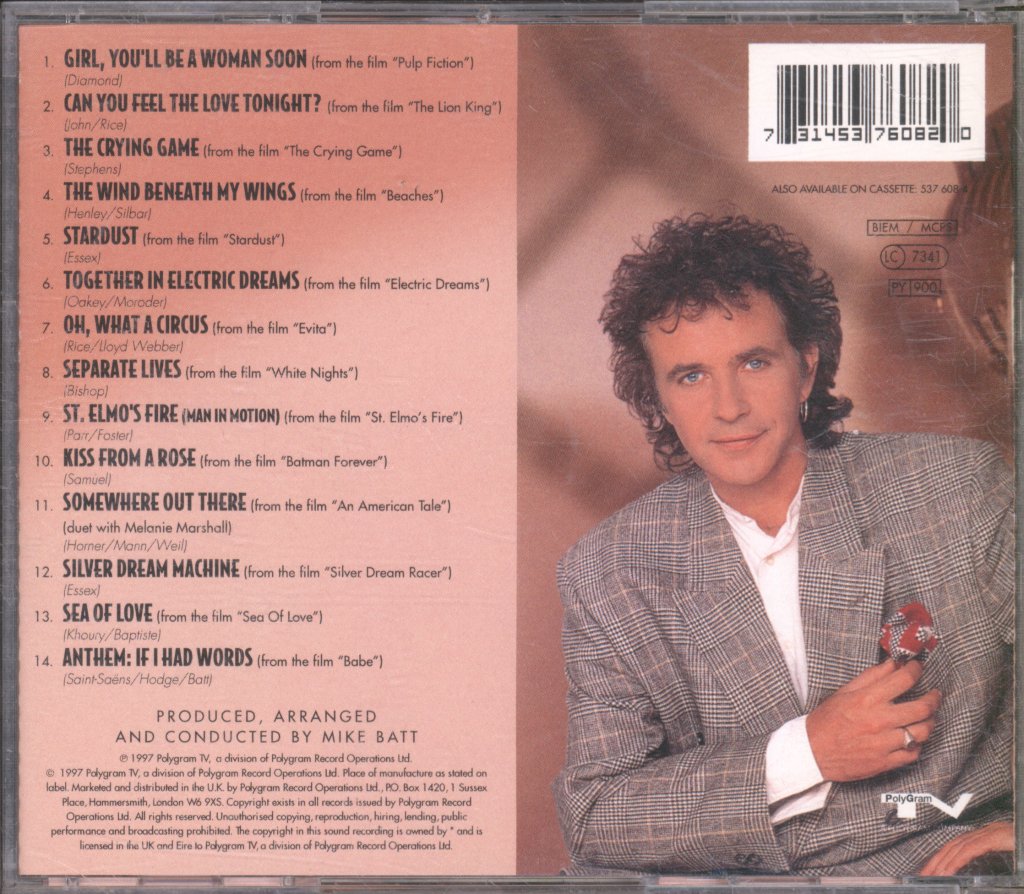 David Essex - A Night At The Movies - Cd