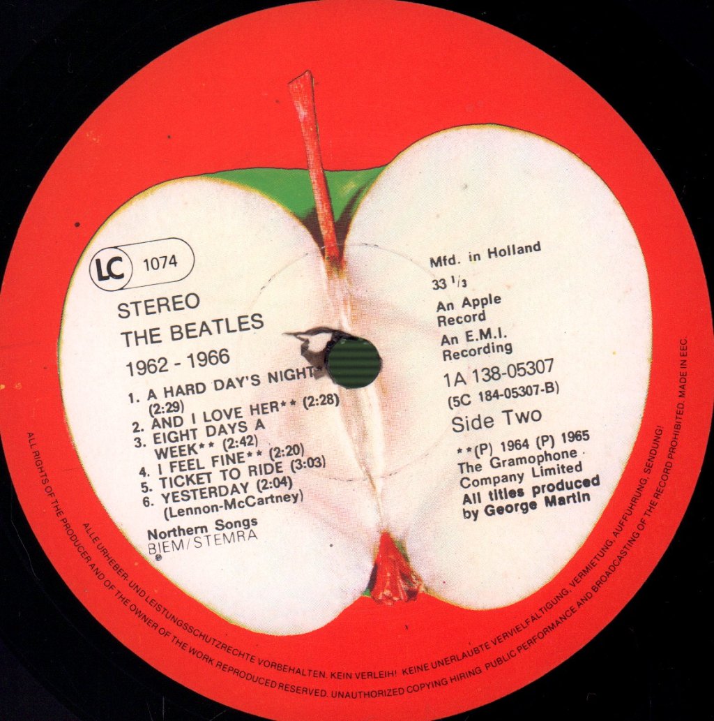 Beatles - 1962-1966 - Lp