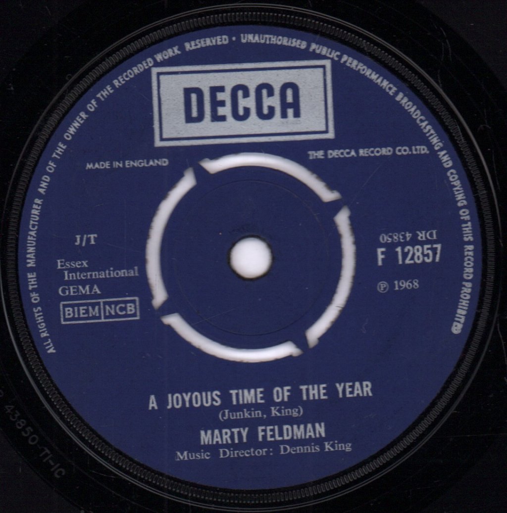 Marty Feldman - A Joyous Time Of The Year - 7 Inch