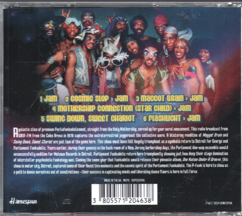 Funkadelic - Cobo Arena Detroit '78 - Cd