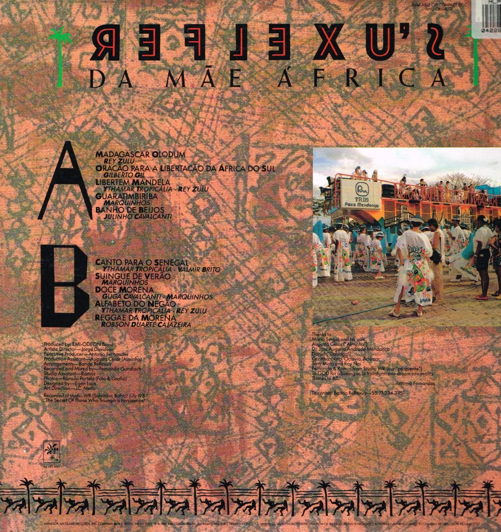 Banda Reflexu's - Da Mae Africa - Lp