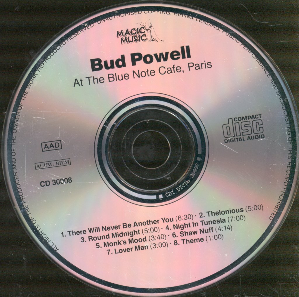 Bud Powell - At The Blue Note Cafe, Paris - Cd