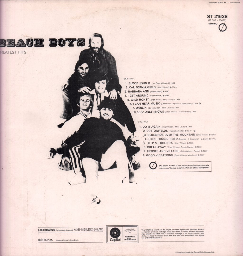 Beach Boys - Greatest Hits - Lp