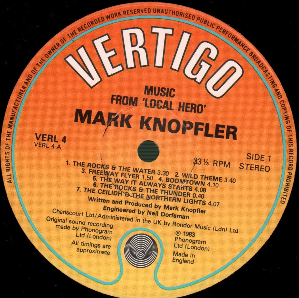 Mark Knopfler - Local Hero - Lp