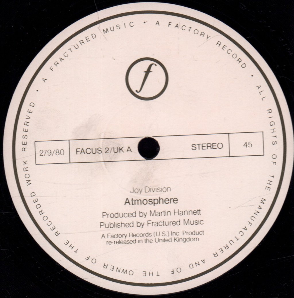 Joy Division - Atmosphere - 12 Inch