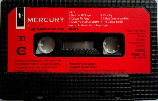 Teardrop Explodes - Wilder - Cassette
