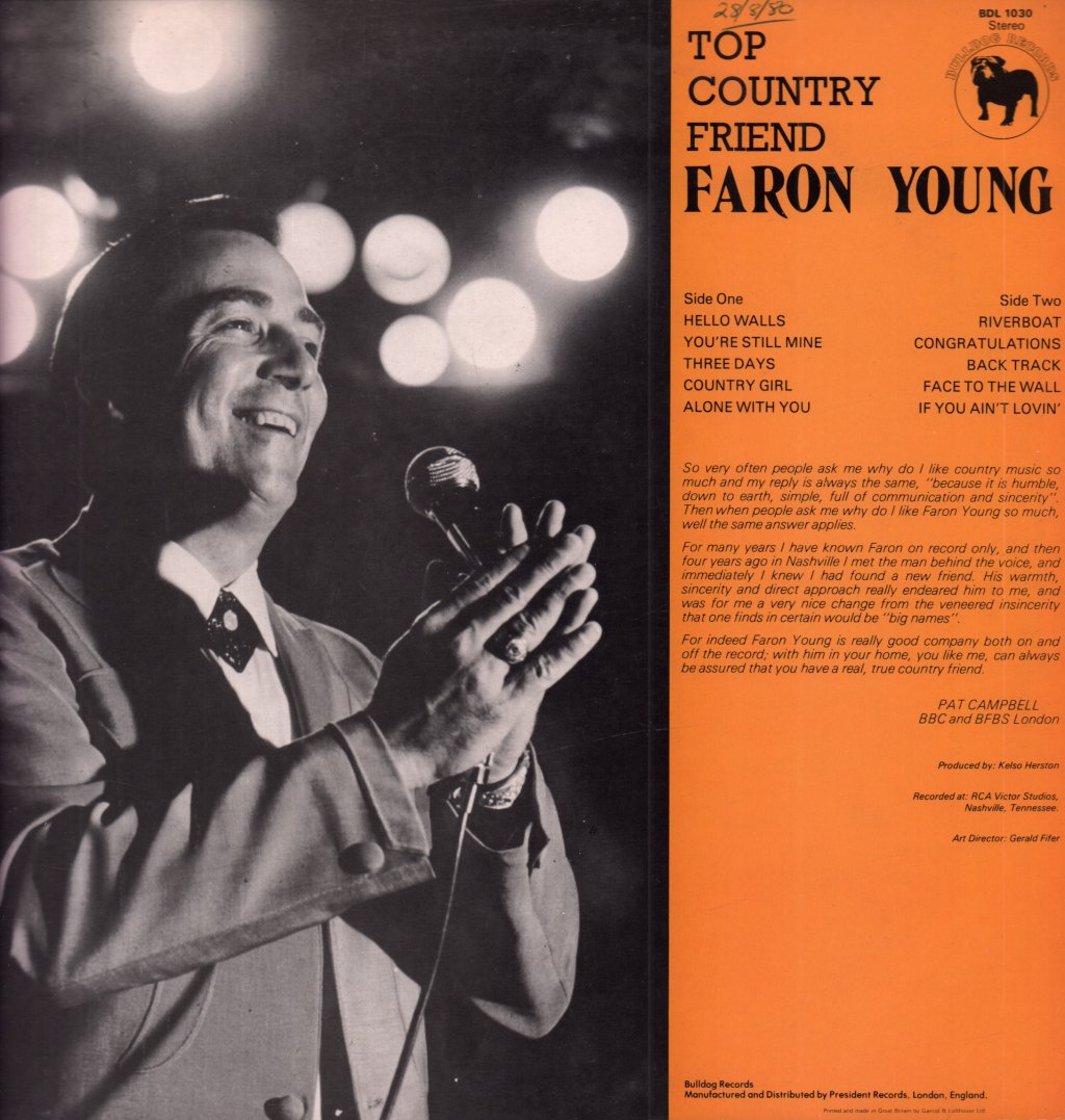 Faron Young - Top Country Friend - Lp