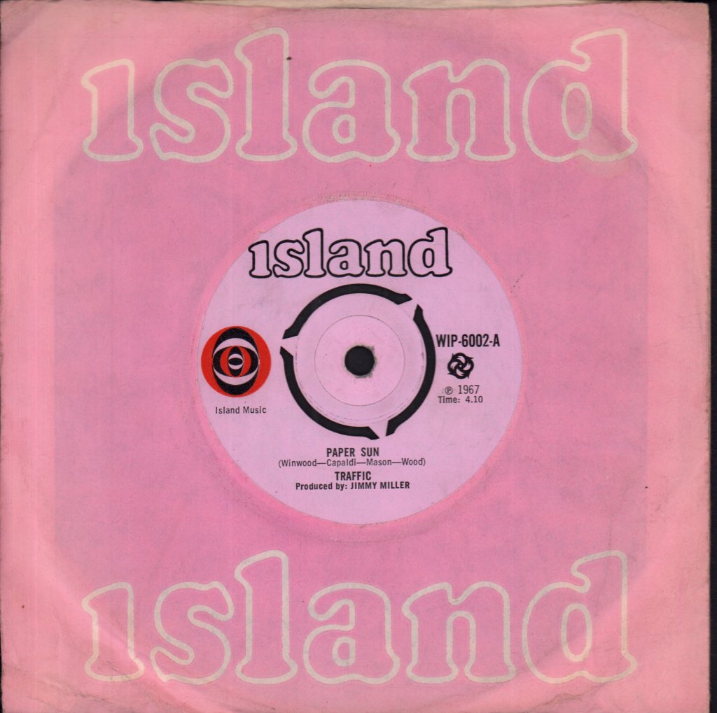 Traffic - Paper Sun - 7 Inch