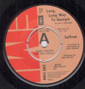 Saffron (70'S Artist) - Long Long Way To Georgia - 7 Inch