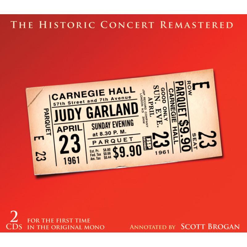 Judy Garland - Historic Carnegie Hall Concert - Double Cd