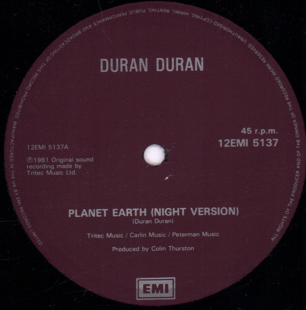 Duran Duran - Planet Earth - 12 Inch