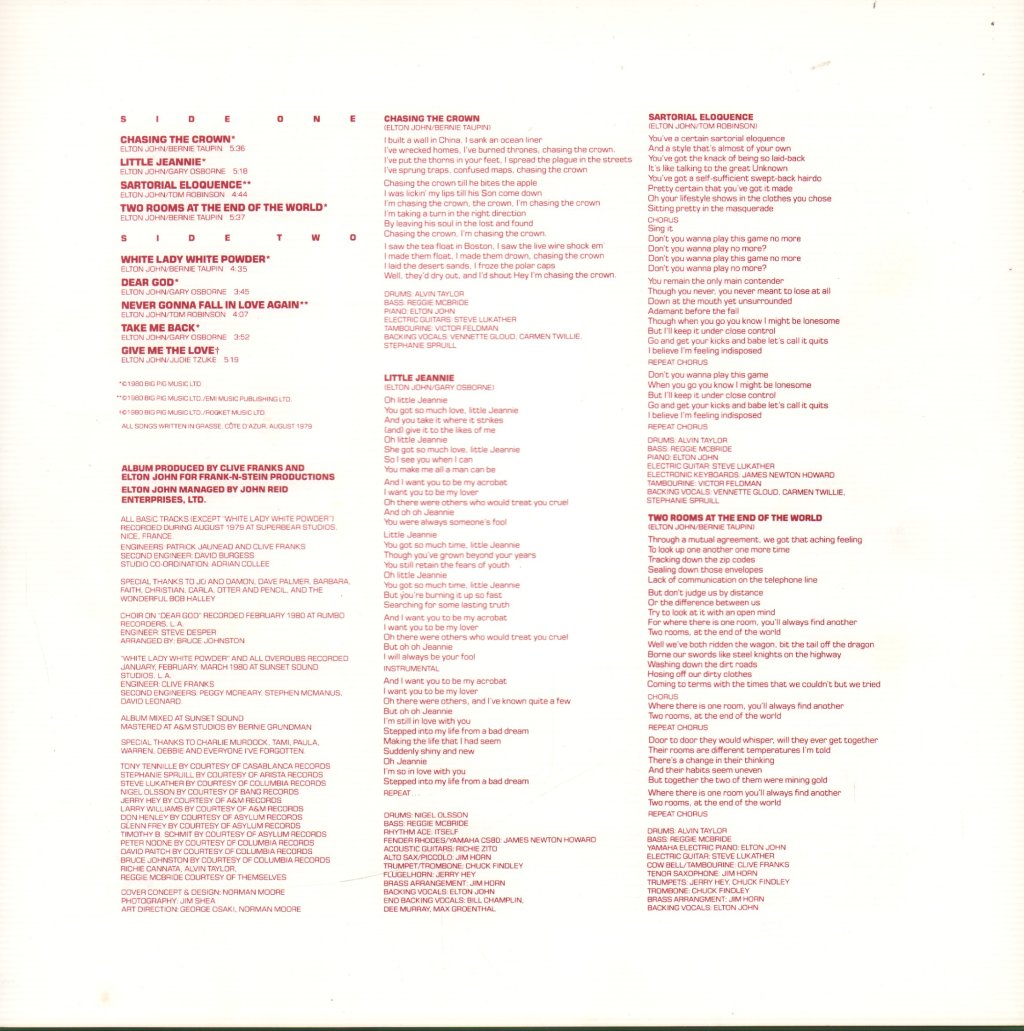 Elton John - 21 At 33 - Lp