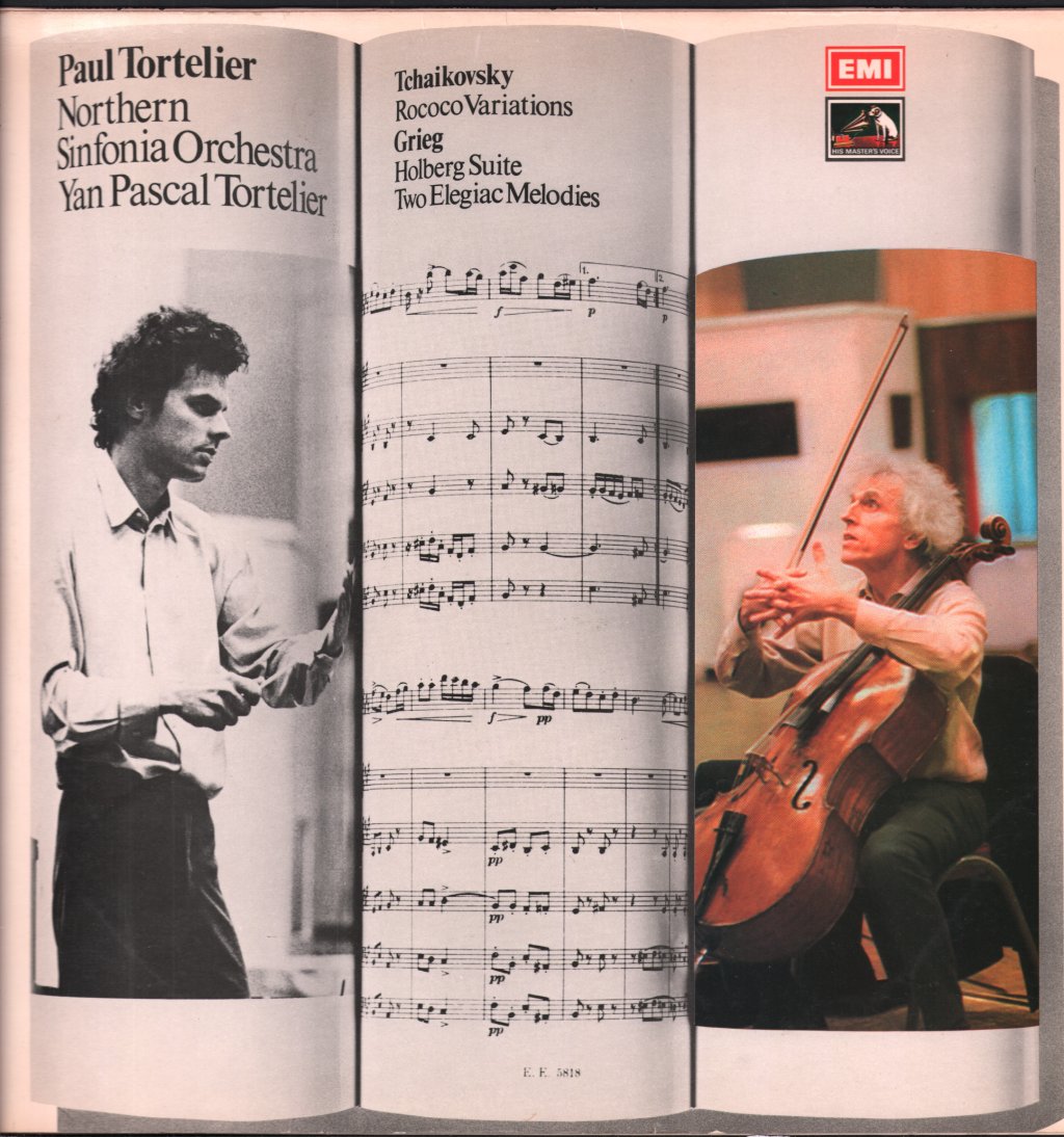 Paul Tortelier And Northern Symphonia Orchestra - Tchaikovsky Rococo Variations Op 33 - Lp